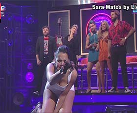 Sara Matos sensual no programa Lip Sync Sara Matos sensual no programa Lip Sync